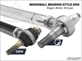 SuperATV Can-Am Defender HD8 RackBoss 2.0 Billet Aluminum Hex Tie Rod Kit - Rods
