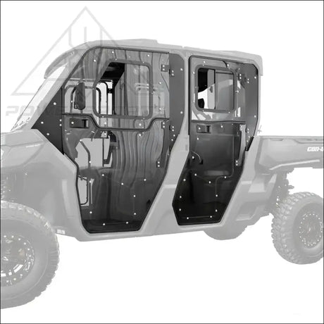 SuperATV Can-Am Defender Max Convertible Cab Enclosure Doors