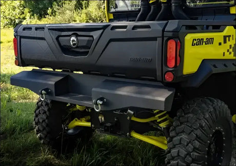 SuperATV Can-Am Defender Rear Bumper - Winch Ready - Bumpers