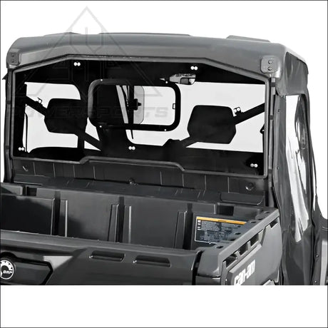 SuperATV Can-Am Defender Sliding Rear Windshield