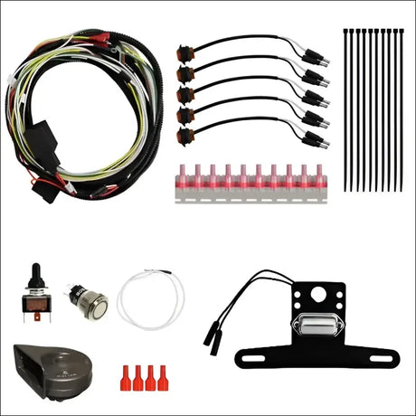SuperATV Can-Am Defender Turn Signal & Horn Kits - Toggle Switch/Dash / Add Plate Bracket - Kit