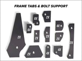 SuperATV Can-Am Defender Weld-In Gusset Kit - Parts & Accessories