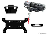 SuperATV Can-Am Maverick Winch Mounting Plate - 4500 lb