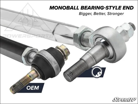 SuperATV Can-Am Maverick X3 RackBoss 2.0 Steel Bar Tie Rod Kit - Rods