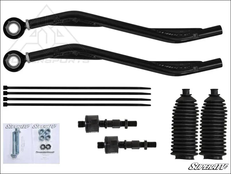 SuperATV Can-Am Maverick Z-Bend Tie Rod Replacement For Lift Kits - Rods