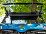 SuperATV CFMoto ZForce 800 Trail Scratch-Resistant Flip Windshield