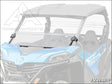 SuperATV CFMOTO ZForce 800 Trail Scratch-Resistant Half Windshield