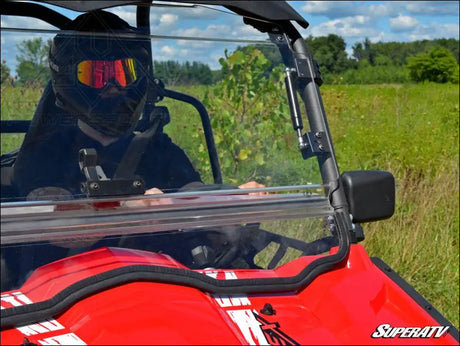 SuperATV CFMOTO ZForce Scratch Resistant Flip Windshield