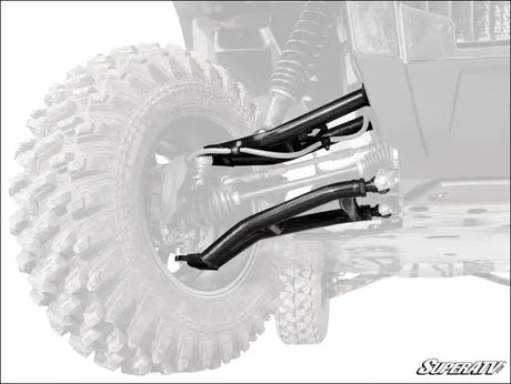 SuperATV Honda Pioneer 1000 Atlas Pro 1.5’’ Forward Offset A-Arms - 2022 / Heavy-Duty 4340 Chromoly Steel / Black