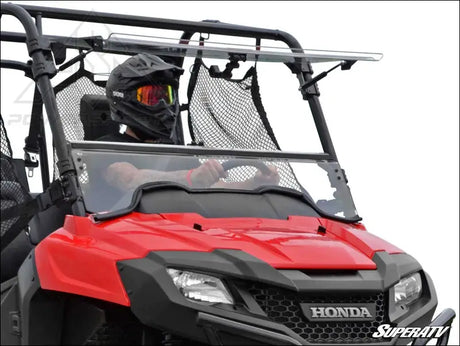 SuperATV Honda Pioneer 700 Scratch Resistant Flip Windshield