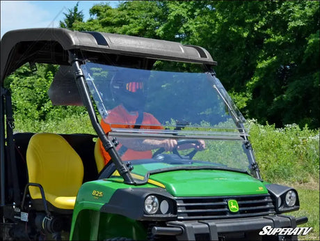 SuperATV John Deere Gator Scratch Resistant Flip Windshield