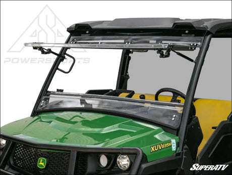 SuperATV John Deere Gator XUV 865 Scratch-Resistant Flip Windshield