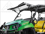 SuperATV John Deere Gator XUV550 Scratch-Resistant Flip Windshield