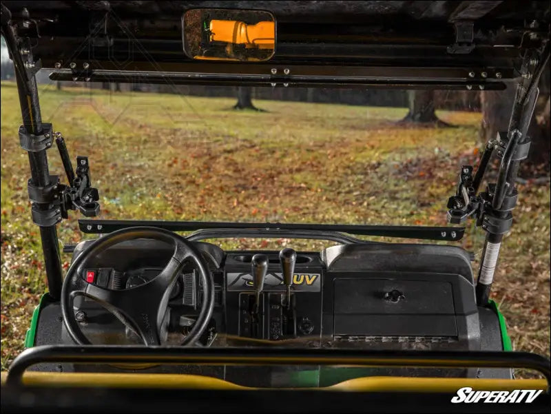 SuperATV John Deere Gator XUV590 Scratch-Resistant Flip Windshield