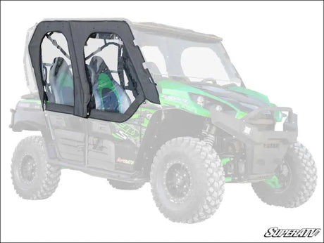 SuperATV Kawasaki Teryx 4 Primal Soft Cab Enclosure Upper Doors