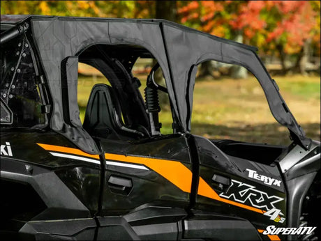 SuperATV Kawasaki Teryx KRX 4 1000 Primal Soft Cab Enclosure Upper Doors - Enclosures