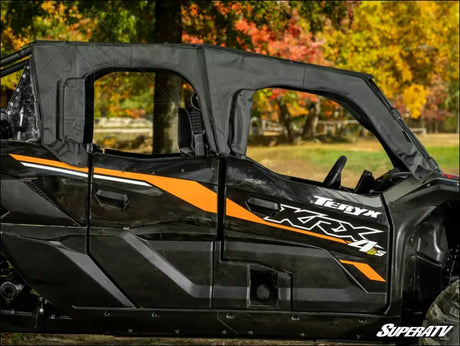 SuperATV Kawasaki Teryx KRX 4 1000 Primal Soft Cab Enclosure Upper Doors - Enclosures