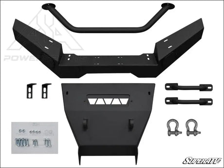SuperATV Kawasaki Teryx Winch Ready Front Bumper - Bumpers