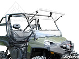 SuperATV Polaris Ranger 800 Scratch Resistant Flip Windshield