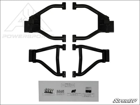 SuperATV Polaris Ranger High Clearance Rear A-Arms