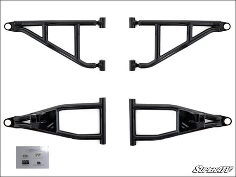 SuperATV Polaris Ranger XP 1000 High Clearance 2’’ Forward Offset A-Arms