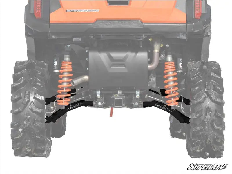 SuperATV Polaris RZR 4 900 High Clearance 1.5’’ Rear Offset A-Arms - Black