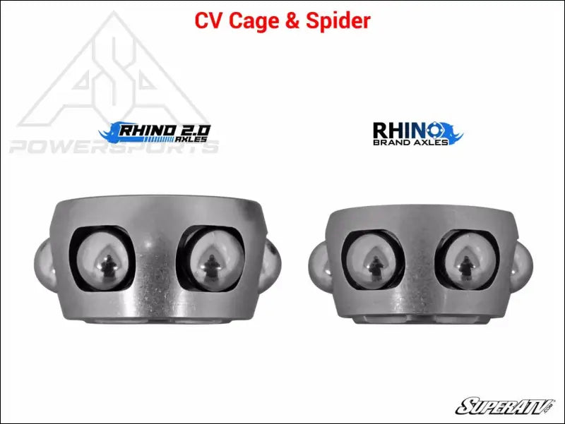 SuperATV Polaris RZR S 900 Heavy-Duty Axle - Rhino 2.0 - Axles