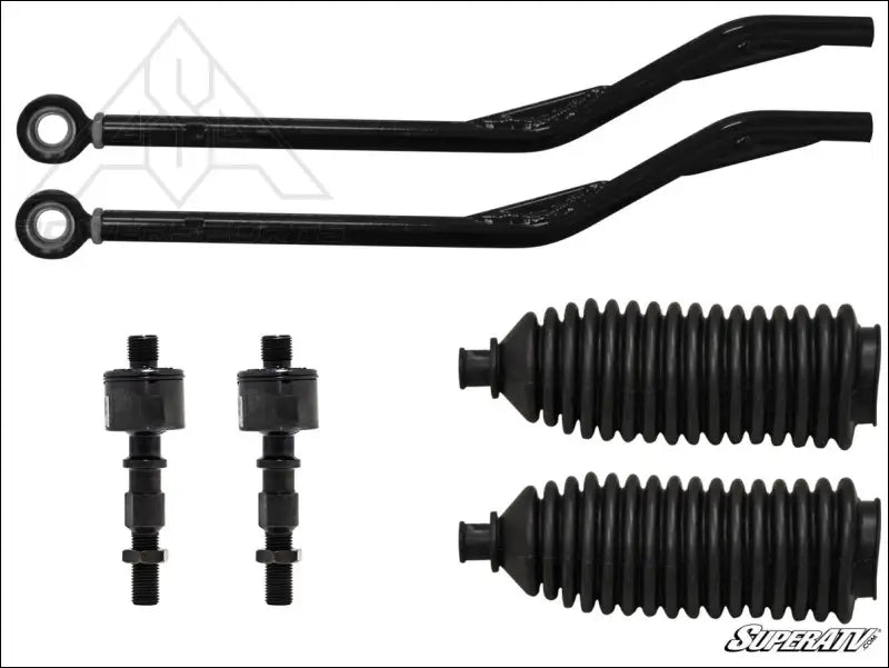 SuperATV Polaris RZR S 900 Z-bend Tie Rod Kit - Replacement For Lift Kits - Rods