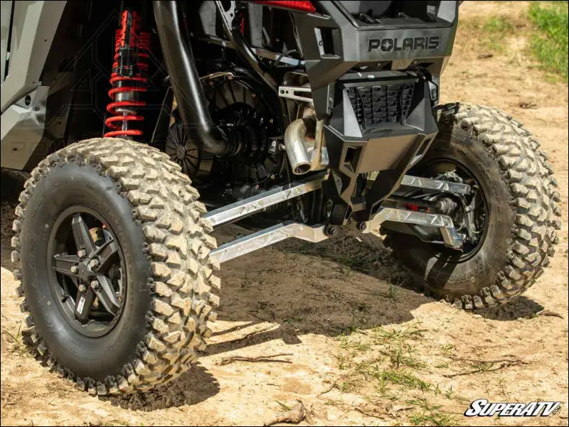 SuperATV Polaris RZR Turbo R High-Clearance Billet Radius Arms - Rods