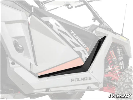 SuperATV Polaris RZR Turbo R Lower Door Valances - 2 Seat - Doors