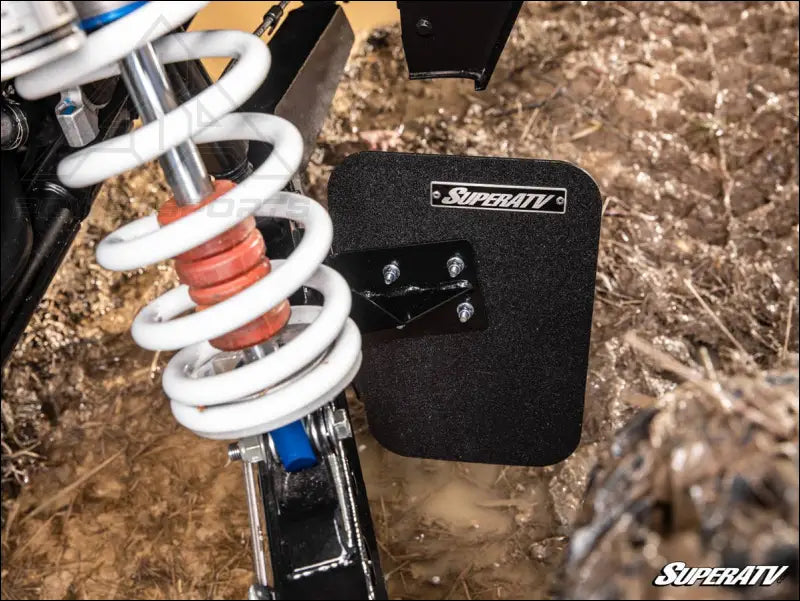 SuperATV Polaris RZR Turbo S Mud Flaps - Machine Protection