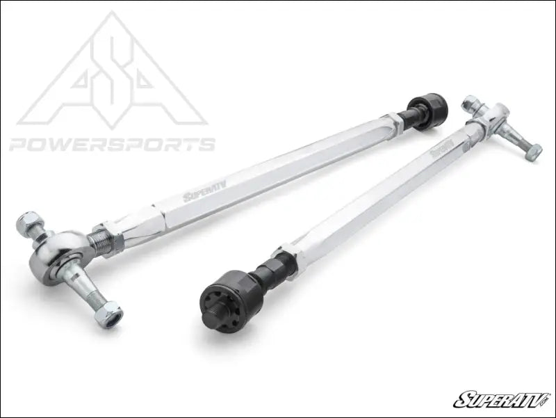 SuperATV Polaris RZR Turbo S RackBoss 2.0 Billet Aluminum Hex Tie Rod Kit - Rods
