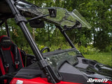 SuperATV Polaris RZR Turbo S Scratch Resistant Flip Windshield