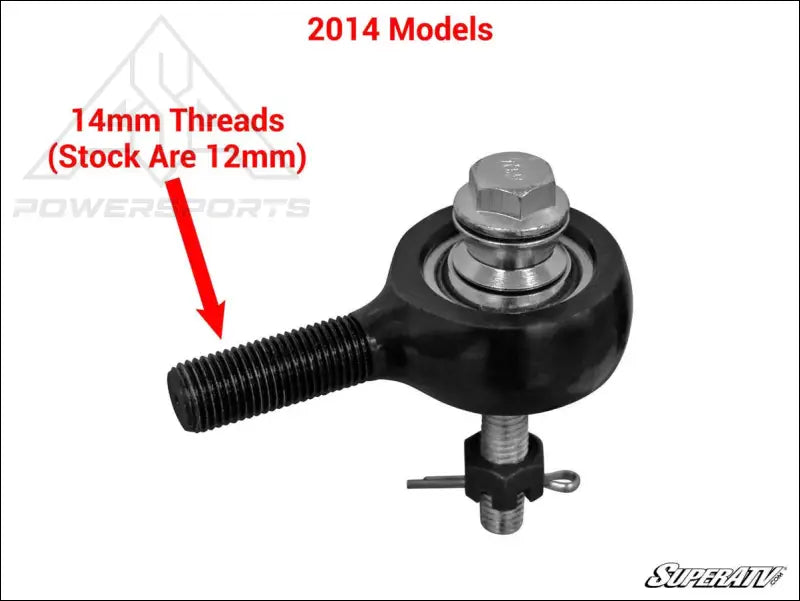 SuperATV Polaris RZR XP 1000 Z-Bend Tie Rod Kit - Rods
