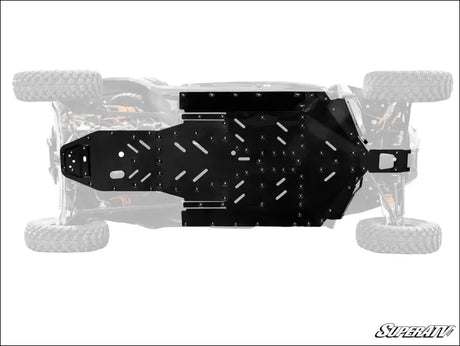 SuperATV Polaris RZR XP 4 1000 Full Skid Plate - 2024 + - Plates