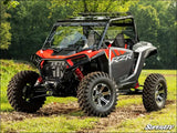 SuperATV Polaris RZR XP Scratch-Resistant Flip Windshield