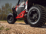 SuperATV Polaris RZR XP Turbo Heavy Duty Tube Rock Sliders - Nerf Bars