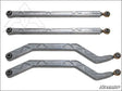 SuperATV Polaris RZR XP Turbo High Clearance Billet Aluminum Radius Arms - Rods