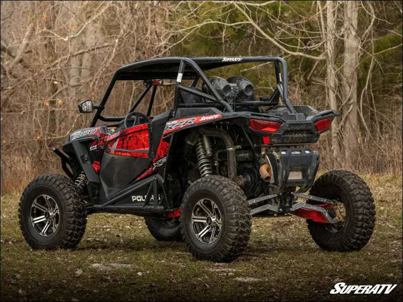 SuperATV Polaris RZR XP Turbo High Clearance Billet Aluminum Radius Arms - Rods