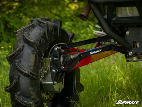 SuperATV Polaris RZR XP Turbo High Clearance Boxed Radius Arms - Rods