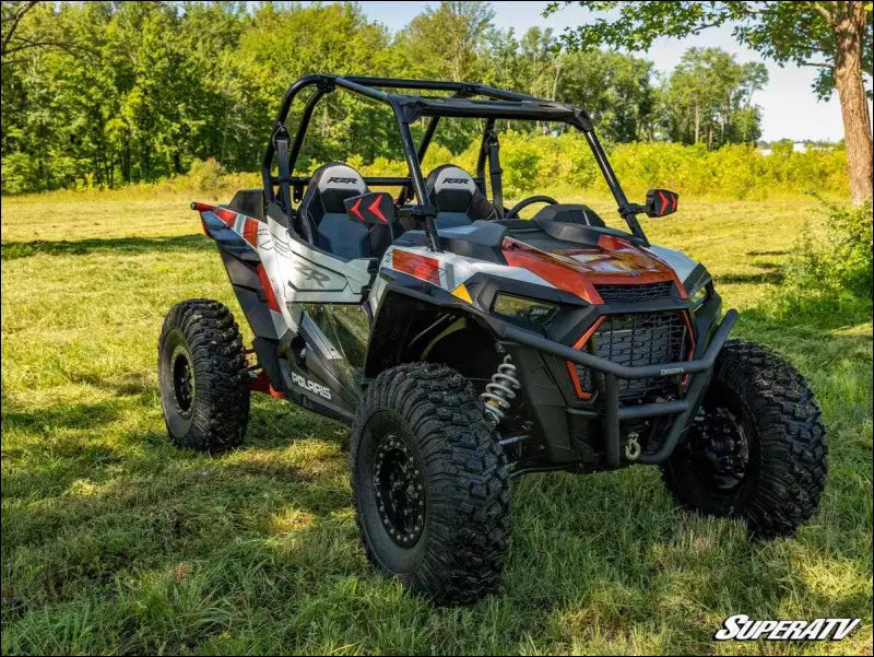 SuperATV Polaris RZR XP Turbo Low Profile Front Bumper - Bumpers
