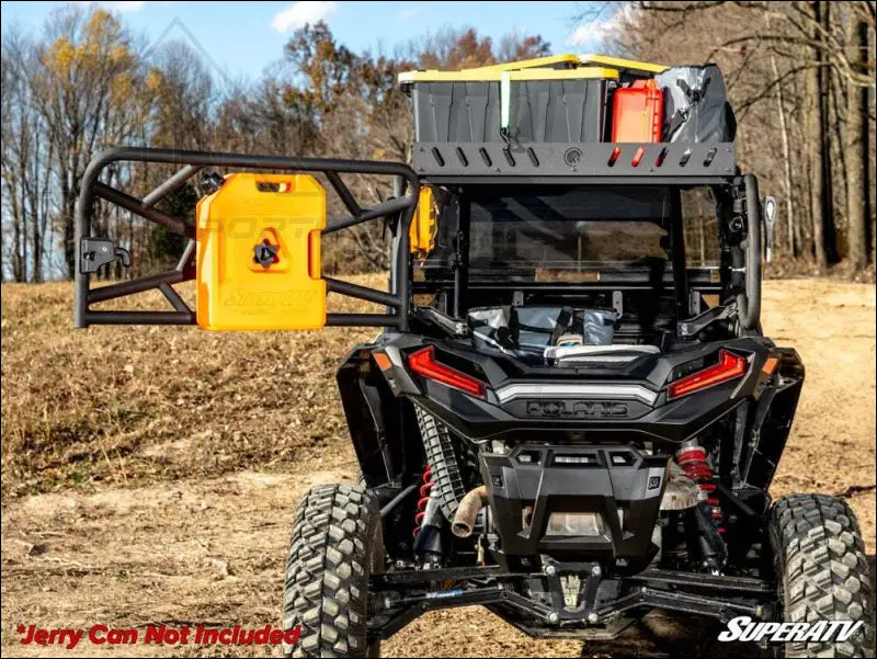 SuperATV Polaris RZR XP Turbo Outfitter Sport Bed Rack - Cargo Management