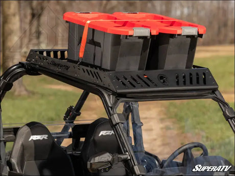 SuperATV Polaris RZR XP Turbo Outfitter Sport Roof Rack - Cargo Management