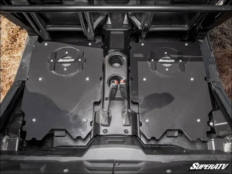 SuperATV Polaris RZR XP Turbo Rear Seat Conversion Kit - Cargo Management