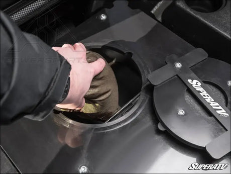 SuperATV Polaris RZR XP Turbo Rear Seat Conversion Kit - Cargo Management