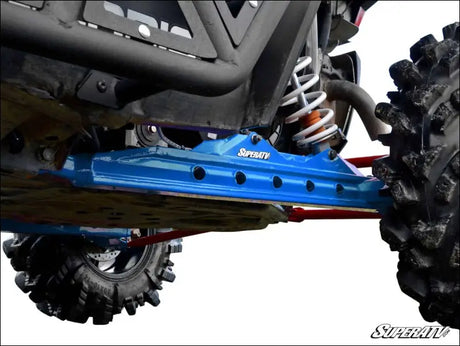 SuperATV Polaris RZR XP Turbo Rear Trailing Arms - Voodoo Blue