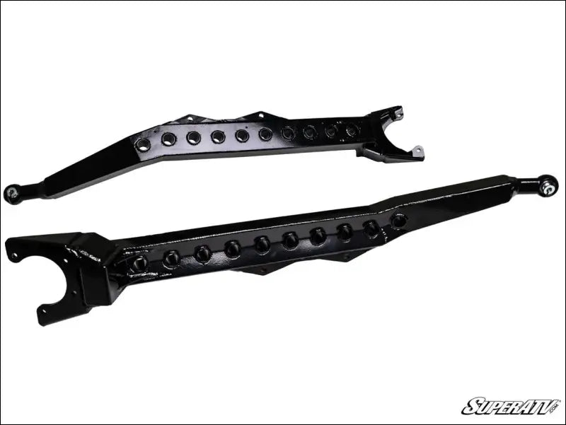 SuperATV Polaris RZR XP Turbo S Rear Trailing Arms - Black