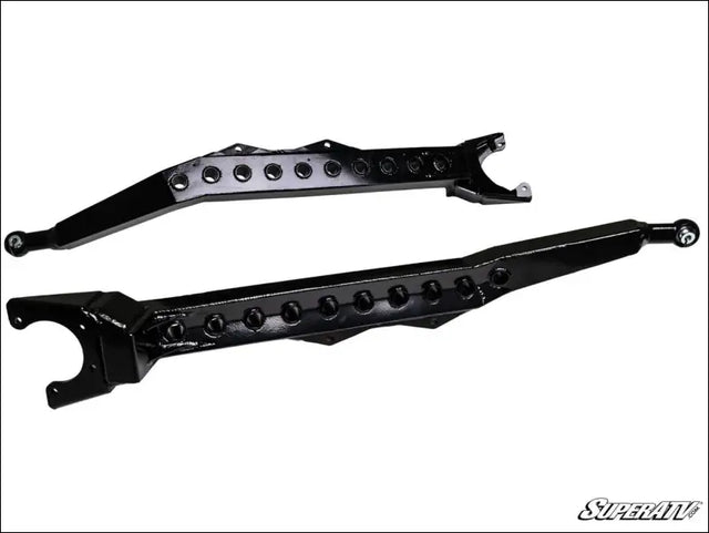 SuperATV Polaris RZR XP Turbo S Rear Trailing Arms - Black