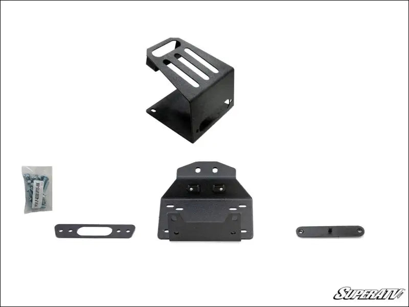 SuperATV Polaris RZR XP Turbo S Winch Mount - No Bumper / thank