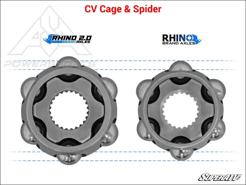 SuperATV Rhino 2.0 Can-Am Maverick X3 6’’ Lift Kit Axles
